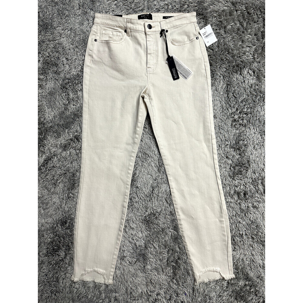 Buffalo David Bitton Leilah Semi Hi Rise Skinny Jeans In Birch Cream Size 28